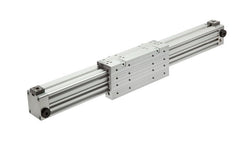 Rodless Cylinder 40-1800mm - Magnetic - Damping - Single Guide