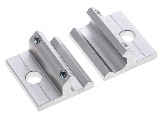 Montage central pour vérin sans tige 63 mm