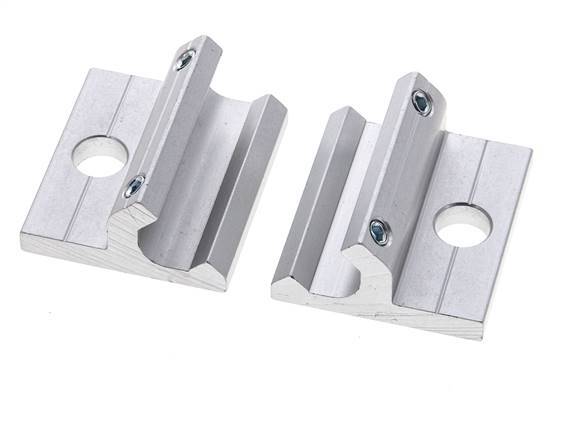 Montage central pour vérin sans tige 63 mm