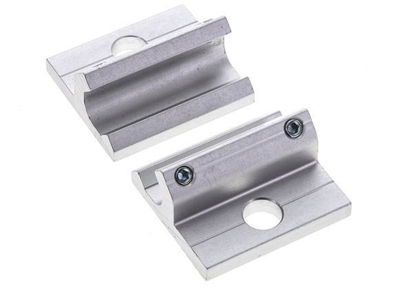 Montage central pour vérin sans tige 63 mm