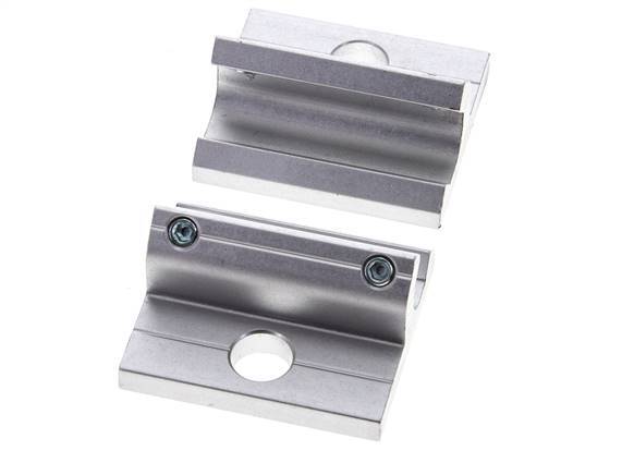 Montage central pour vérin sans tige 63 mm