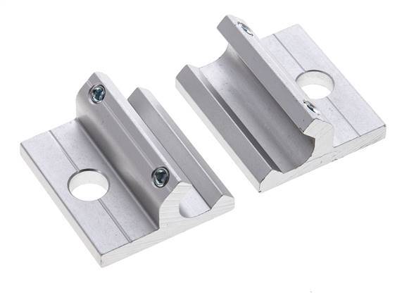 Montage central pour vérin sans tige 63 mm