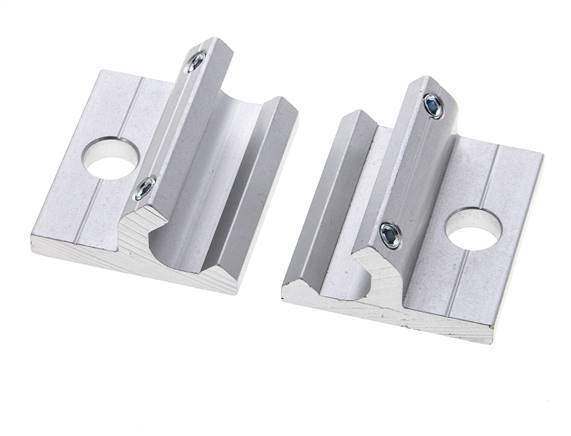 Montage central pour vérin sans tige 63 mm