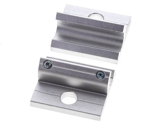 Montage central pour vérin sans tige 63 mm