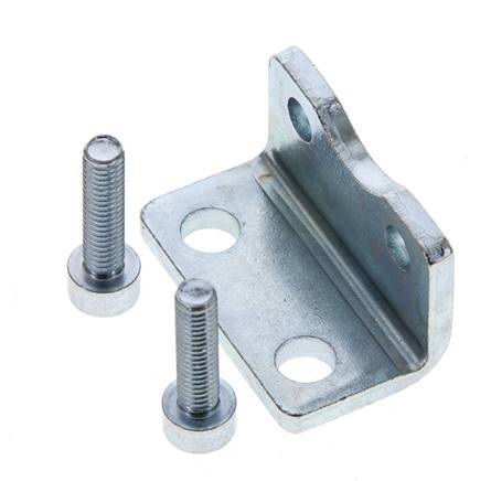 Foot Mount 16 mm ISO 21287 Zinc plated steel