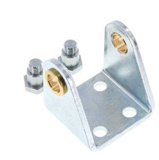 Swivel Fixation for 32 mm Round Cylinder Zinc plated steel