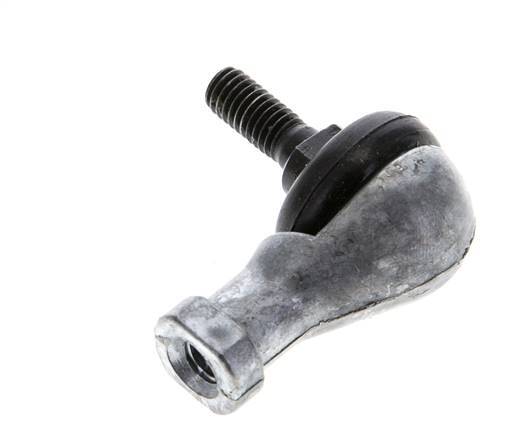 90deg Embout de tige M6 Aluminium moulé sous pression