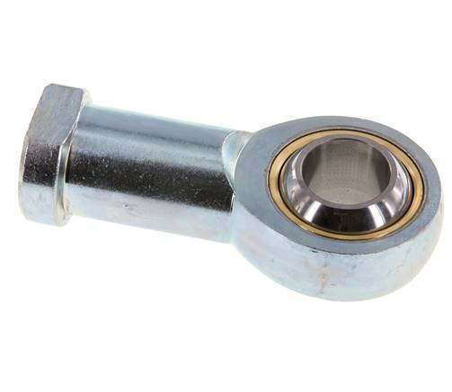Spherical Rod-end M16 x 1.5 Female Zinc plated steel