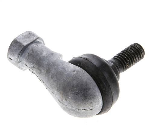 90deg Embout de tige M8 Aluminium moulé sous pression