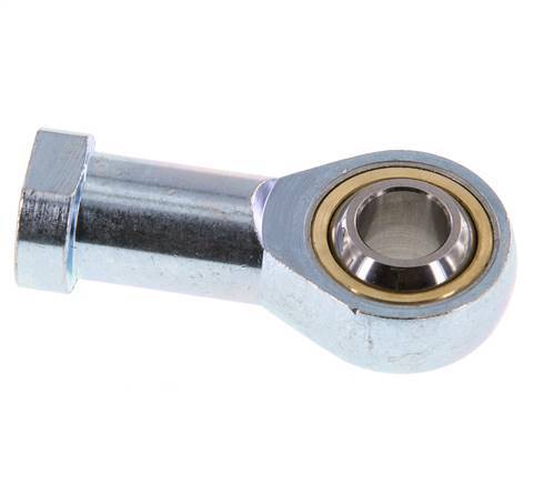 Embout sphérique M12 x 1,25 Femelle Acier zingué