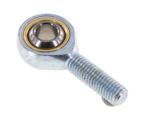 Embout sphérique M10 Mâle Acier zingué