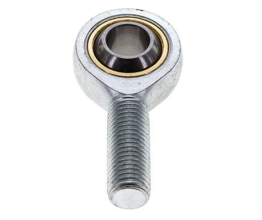 Embout sphérique M16 Mâle Acier zingué