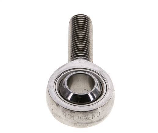 Embout sphérique M16 mâle Acier inoxydable 304 (1.4301)