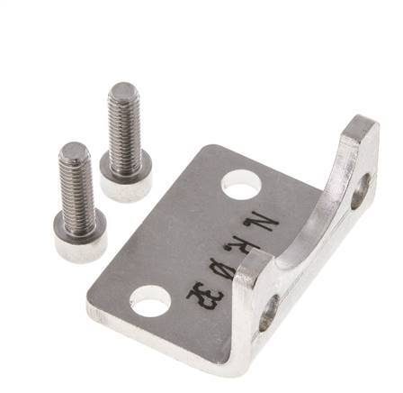 Foot Mount 32 mm ISO 15552 Stainless steel 316 (1.4401)