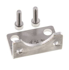Pied de fixation 40 mm ISO 15552 Acier inoxydable 316 (1.4401)