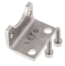 Pied de fixation 40 mm ISO 15552 Acier inoxydable 316 (1.4401)