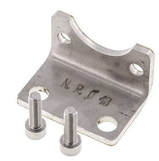 Pied de fixation 40 mm ISO 15552 Acier inoxydable 316 (1.4401)