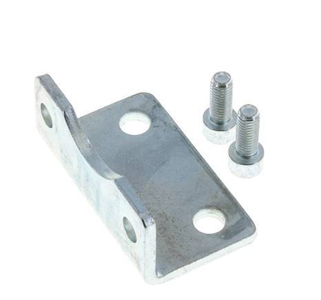 Foot Mount 63 mm ISO 15552 ISO 21287 Zinc plated steel