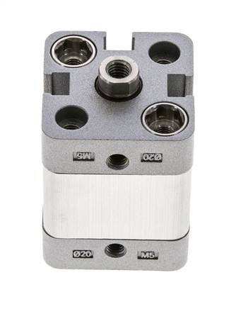 ISO 21287 Vérin Compact à Double Effet 20-10mm - Magnétique