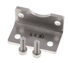 Pied de fixation 63 mm ISO 15552 Acier inoxydable 316 (1.4401)