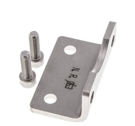 Pied de fixation 63 mm ISO 15552 Acier inoxydable 316 (1.4401)