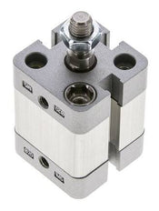 ISO 21287 Vérin Compact à Double Effet 20-10mm - Magnétique - Tige Filetée