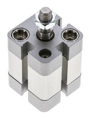 ISO 21287 Vérin Compact à Double Effet 20-10mm - Magnétique - Tige Filetée