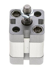 ISO 21287 Vérin Compact à Double Effet 20-10mm - Magnétique - Tige Filetée