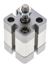 ISO 21287 Vérin Compact à Double Effet 20-10mm - Magnétique - Tige Filetée