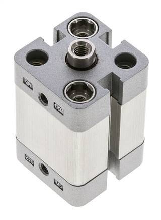 ISO 21287 Vérin Compact à Double Effet 20-15mm - Magnétique