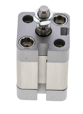 ISO 21287 Compact Double Acting Cylinder 20-15mm - Magnetic - Male Rod