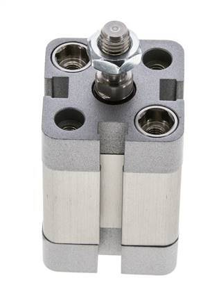 ISO 21287 Compact Double Acting Cylinder 20-15mm - Magnetic - Male Rod