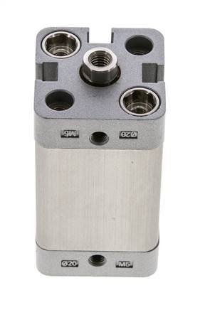 ISO 21287 Vérin Compact à Double Effet 20-30mm - Magnétique