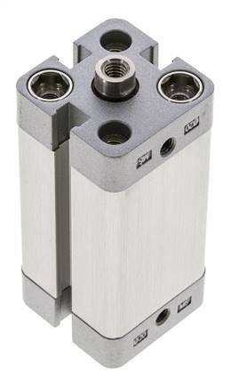 ISO 21287 Vérin Compact à Double Effet 20-40mm - Magnétique