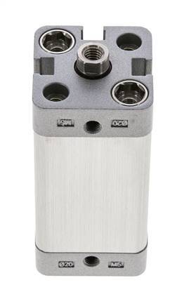 ISO 21287 Vérin Compact à Double Effet 20-40mm - Magnétique