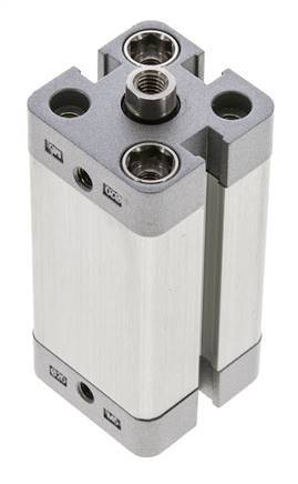 ISO 21287 Vérin Compact à Double Effet 20-40mm - Magnétique