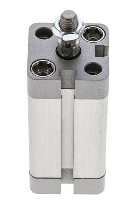 ISO 21287 Vérin Compact à Double Effet 20-40mm - Magnétique - Tige Filetée