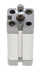 ISO 21287 Vérin Compact à Double Effet 20-40mm - Magnétique - Tige Filetée