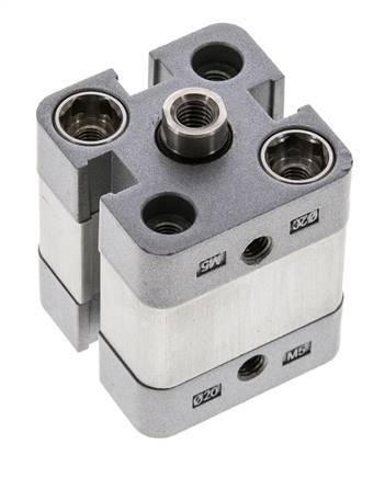ISO 21287 Vérin Compact à Double Effet 20-5mm - Magnétique