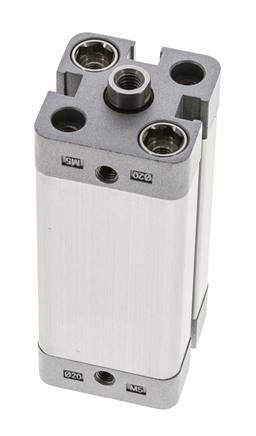 ISO 21287 Vérin Compact à Double Effet 20-50mm - Magnétique