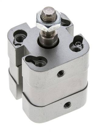 ISO 21287 Vérin Compact à Double Effet 20-5mm - Magnétique - Tige Filetée