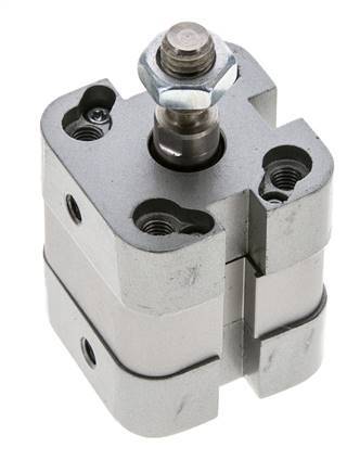 ISO 21287 Vérin Compact à Double Effet 20-5mm - Magnétique - Tige Filetée