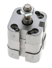 ISO 21287 Vérin Compact à Double Effet 20-5mm - Magnétique - Tige Filetée