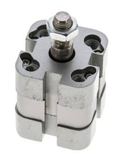 ISO 21287 Vérin Compact à Double Effet 20-5mm - Magnétique - Tige Filetée
