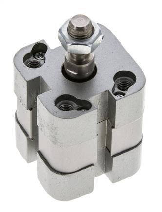 ISO 21287 Vérin Compact à Double Effet 20-5mm - Magnétique - Tige Filetée