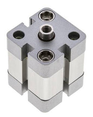 ISO 21287 Vérin Compact à Double Effet 25-10mm - Magnétique