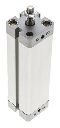 ISO 21287 Compact Double Acting Cylinder 25-100mm - Magnetic - Male Rod
