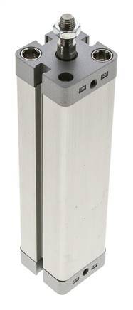 ISO 21287 Vérin Compact à Double Effet 25-125mm - Magnétique - Tige Filetée