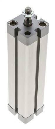 ISO 21287 Vérin Compact à Double Effet 25-125mm - Magnétique - Tige Filetée