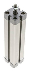 ISO 21287 Vérin Compact à Double Effet 25-125mm - Magnétique - Tige Filetée